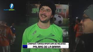 Palmas de la barra campeón torneo apertura divisional ascenso